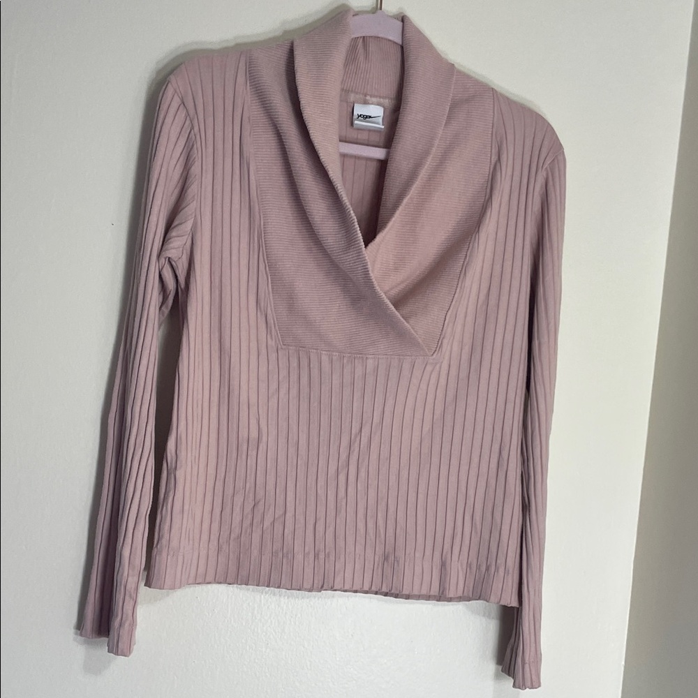 Nike Women's Pink Cowl Neck Sweater